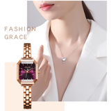  Đồng hồ nữ Julius JA-1064 dây thép - Size 28 