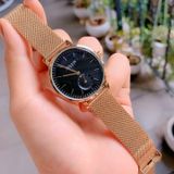  Đồng hồ nữ Julius JA-1065B dây thép vàng - SIze 34 
