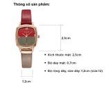  Đồng hồ nữ Julius JA-1240 dây da - Size 25 