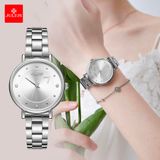  Đồng hô nữ Julius JA-1248 dây thép - Size 33 