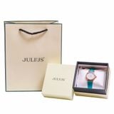  Đồng hồ nữ Julius JA-945 dây da đen - Size 30 