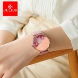  Đồng hồ nữ Julius JA-1312C dây da  - Size 36 