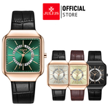  Đồng hồ nam Julius JA-1392 dây da - Size 40 