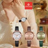  Đồng hồ đeo tay Julius nữ JA-1400 dây da - Size 32 