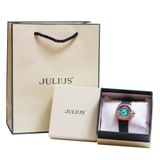  Đồng hồ đeo tay Julius nữ JA-1401 dây da - Size 32 