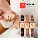  Đồng hồ đeo tay nữ Julius JA-1413 dây da - Size 20 