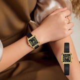  Đồng hồ đeo tay nữ Julius JA-1414 dây da - Size 20 