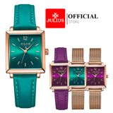  Đồng hồ nữ Julius JA-1322 dây da - Size 28 