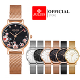  Đồng hồ nữ Julius JA-1164 dây thép - Size 28 