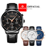 Đồng hồ nam Julius JAH-107 dây da - Size 41 
