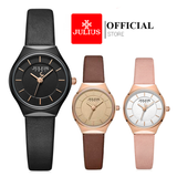  Đồng hồ nữ Julius JA-1343 dây da - Size 25 