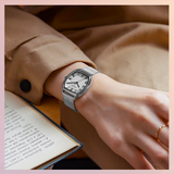  Đồng hồ nữ Julius JA-1242 dây thép - Size 25 