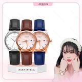  SaleOff30% |  Đồng hồ nữ Julius JA-1309 dây da nâu - Size 30 