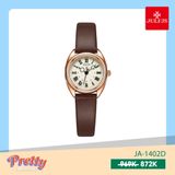  Đồng hồ đeo tay Julius nữ JA-1402 dây da - Size 23 
