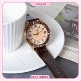  Đồng hồ nữ Julius JA-379 dây da nâu size 40 | Julius official 