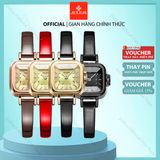  Đồng hồ nữ Julius JA-496 dây da - Size 25 