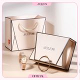  Julius JA-728 đồng hồ nữ dây thép hộp mới 