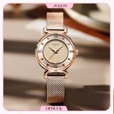  Julius JA-728 đồng hồ nữ dây thép hộp mới 
