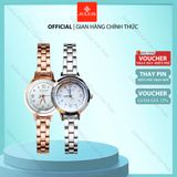  Đồng hồ nữ, đồng hồ đeo tay Julius JA-865 dây thép size 23 | Julius Official 