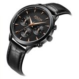 Đồng hồ nam Julius JAH-107 dây da - Size 41 