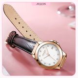  Combo đồng hồ nữ Julius Star JS-040 Kính Sapphire - Size 33 