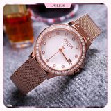  Combo đồng hồ nữ Julius Star JS-040 Kính Sapphire - Size 33 