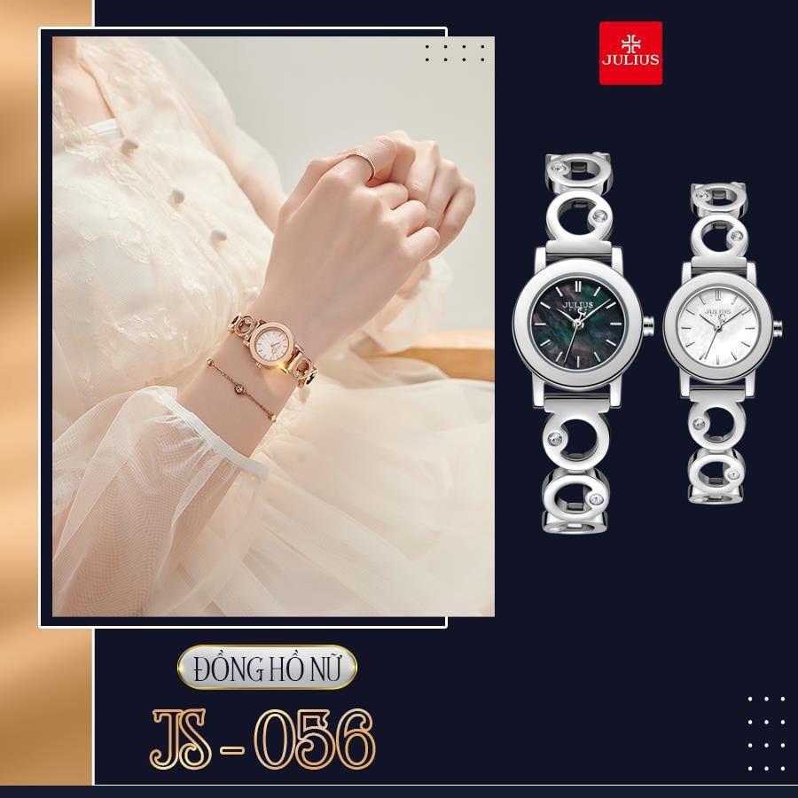  Đồng hồ nữ Julius Star JS-056 Kính Sapphire - Size 24 