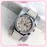  Đồng hồ nữ Julius JA-1490 dây da đính đá, đồng hồ thương hiệu hàn Quốc | Julius Official 