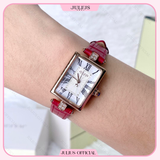  Julius Đồng hồ nữ Hàn Quốc JA-1525 dây da | Julius Official 