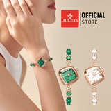  Đồng hồ nữ Julius JA-1425 dây đá Zircon - Size 20 