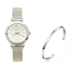  Combo Đồng hồ nữ Julius Ja-732 + vòng tay Julius 