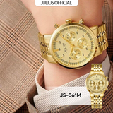  (T52024) Đồng hồ nữ Julius Star JS-061 kính Sapphire - Size 33 