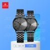  Đồng hồ cặp Julius JA-1265 dây thép đen 