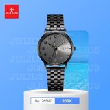  Đồng hồ nam Julius JA-1265 dây thép đen - Size 40 