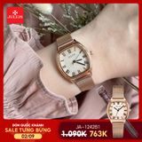  Combo Đồng hồ nữ Julius JA-1242 + dây da - Size 25 