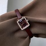  Julius Official Đồng hồ nữ Julius JA-1426 dây da 