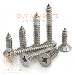 Vít gỗ INOX đầu bằng
