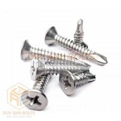 Vít tự khoan INOX đầu bằng
