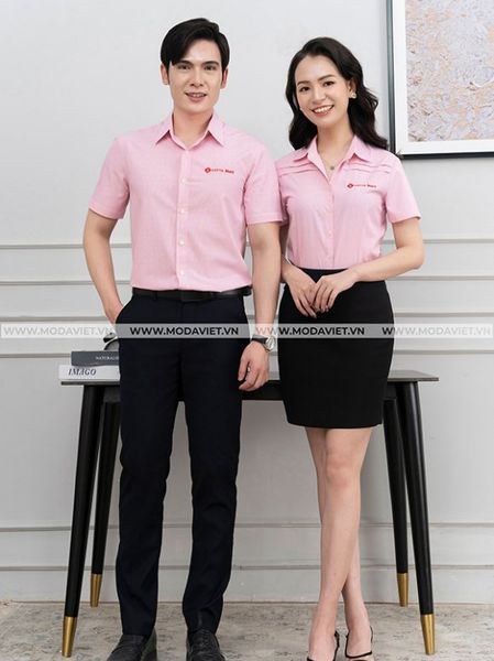 ÁO ĐỒNG PHỤC SƠ MI LOTTE MART