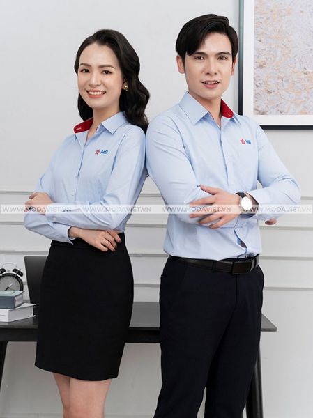 ÁO SƠ MI ĐỒNG PHỤC NGÂN HÀNG MB BANK