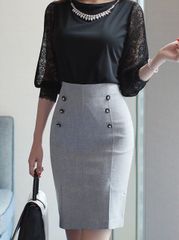 ĐỒNG PHỤC CHÂN VÁY CÔNG SỞ 027