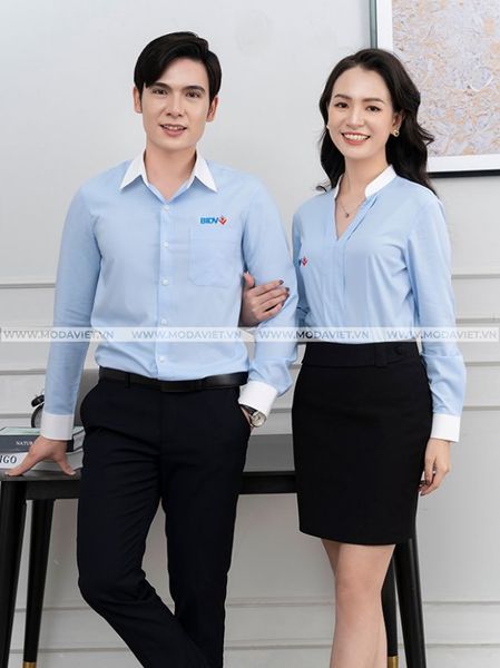 ÁO ĐỒNG PHỤC SƠ MI NGÂN HÀNG BIDV