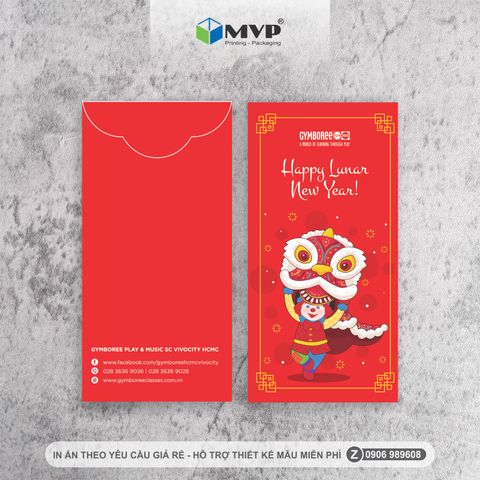  In Bao lì xì giấy Couche 