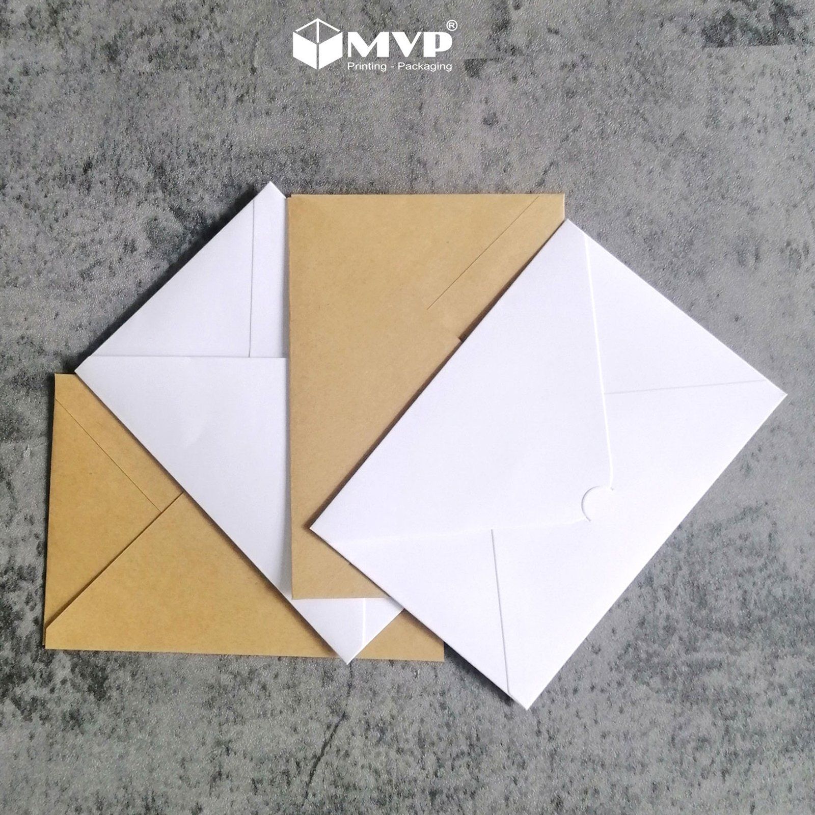 Bao thư giấy Kraft, phong bì vintage, Bao lì xì kích thước A6 (16x11)cm