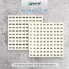Tem số dán chai sơn từ 1 - 500, bộ tem số thứ tự 1 - 100 - 200 - 300 - 400 - 500