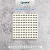 Tem số dán chai sơn từ 1 - 500, bộ tem số thứ tự 1 - 100 - 200 - 300 - 400 - 500