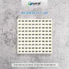 Tem số dán chai sơn từ 1 - 500, bộ tem số thứ tự 1 - 100 - 200 - 300 - 400 - 500