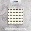 Tem số dán chai sơn từ 1 - 500, bộ tem số thứ tự 1 - 100 - 200 - 300 - 400 - 500