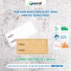 Tem Nhãn Decal Dán Ghi Ngày Sản Xuất (NSX) Và Hạn Sử Dụng (HSD)