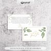 Card Cám Ơn, Thank You Card, Thiệp Cảm Ơn - Mặt Họa Tiết Hoa Lá Vintage